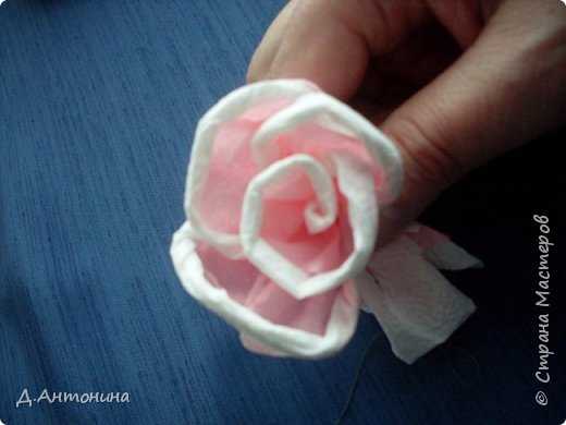 Роза из салфетки бумажной – : ,