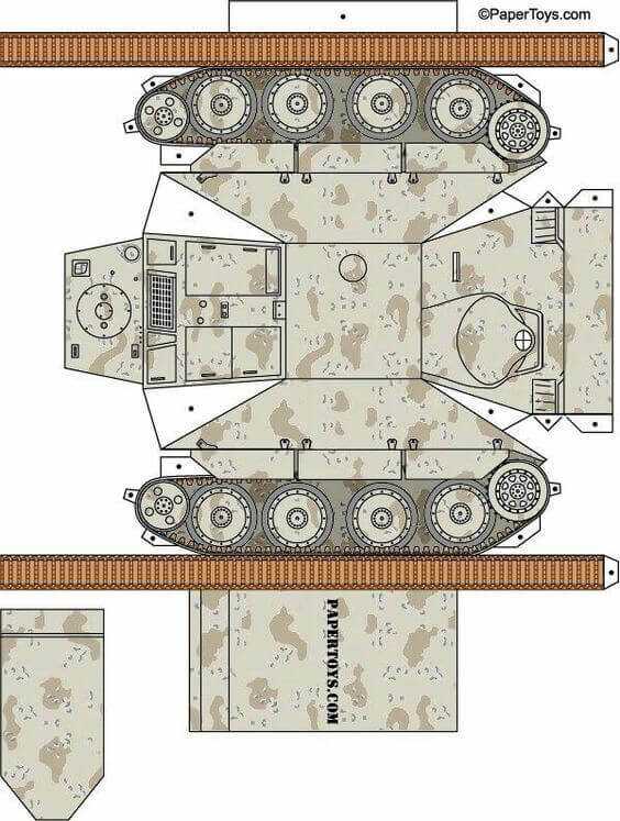 Сделать из бумаги танк – Как сделать из бумаги танк