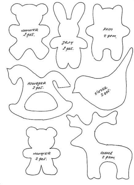 Шаблоны поделки из фетра – Схемы и шаблоны оригинальных поделок из фетра своими руками