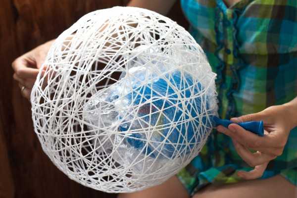 Шарик ниток – Как сделать из ниток шар для украшения интерьера, поделки, секреты и нюансы