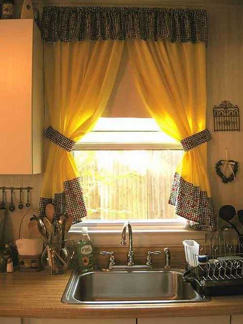 Шьем шторы на кухню сами выкройки – Шторы для кухни своими руками с выкройками — фото идей