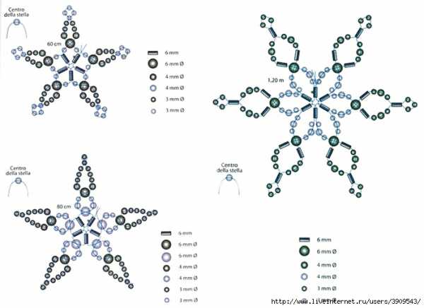 Схема из бисера снежинки – Схема снежинки. Где найти красивые схемы снежинок из бисера?