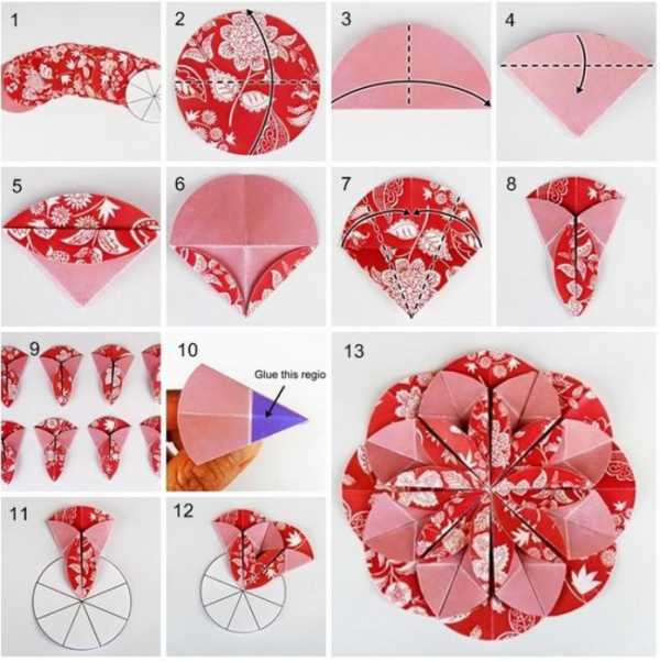 Схема из бумаги цветы – : . . - 50 -!