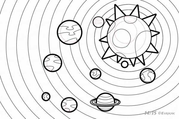 Схема солнечной системы рисунок 5 класс – Как нарисовать Солнечную систему карандашом поэтапно?