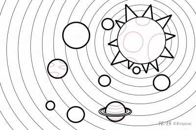 Схема солнечной системы рисунок 5 класс – Как нарисовать Солнечную систему карандашом поэтапно?