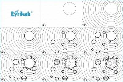 Схема солнечной системы рисунок 5 класс – Как нарисовать Солнечную систему карандашом поэтапно?