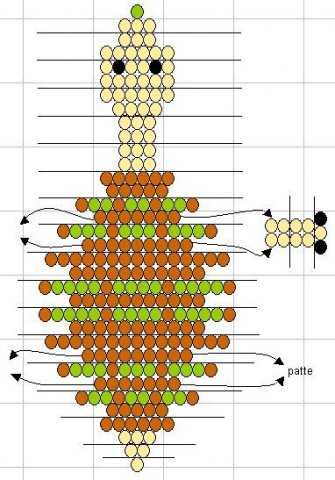 Схема животных плетения из бисера – Животные из бисера: схемы для начинающих
