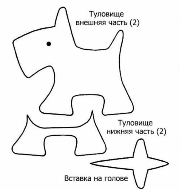 Собака из фетра выкройки – Собачки из фетра своими руками: много выкроек и идеи