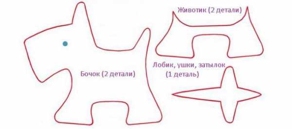 Собака из фетра выкройки – Собачки из фетра своими руками: много выкроек и идеи