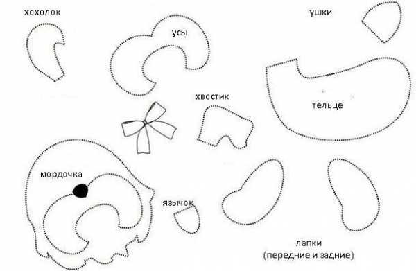 Собака из фетра выкройки – Собачки из фетра своими руками: много выкроек и идеи