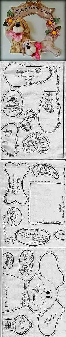 Собака из фетра выкройки – Собачки из фетра своими руками: много выкроек и идеи