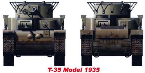 Танк т 35а – Тяжёлый танк Т-35 » Военное обозрение