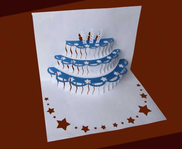 Торт на открытке – Открытки с Днем рождения с Тортом