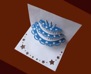 Торт на открытке – Открытки с Днем рождения с Тортом