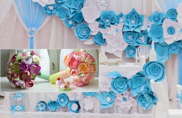 Украшение зала цветами – украшение помещения на свадьбу живыми цветами и из бумаги