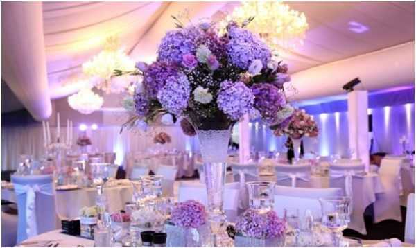 Украшение зала цветами – украшение помещения на свадьбу живыми цветами и из бумаги