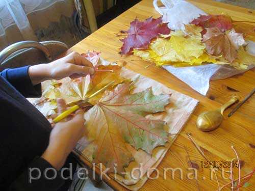 Вазочка своими руками из листьев – Как сделать вазу из осенних листьев