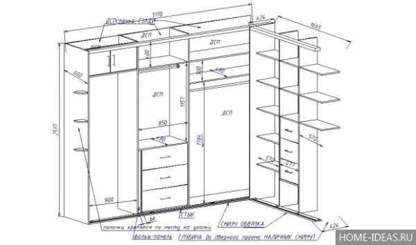 Встроенный шифоньер своими руками – Встроенный шкаф своими руками с минимальными затратами