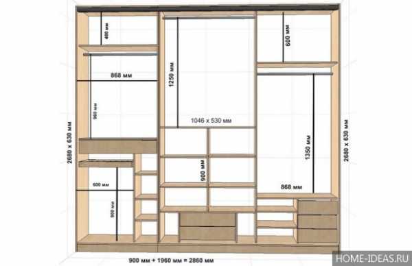 Встроенный шифоньер своими руками – Встроенный шкаф своими руками с минимальными затратами