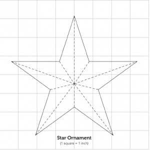 Звезда большая из бумаги – Большая звезда из бумаги своими руками на новый год и шаблон из 5 частей